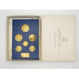Royal Mint Churchill Centenary sterling silver proof medal set