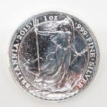 Britannia 1oz pure silver coin