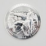 5troy ounce 999 pure silver American quarter dollar coin