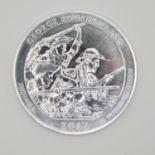 5troy ounce 999 pure silver American quarter dollar coin