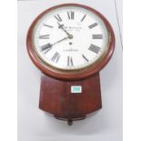 JW Benson London 12" dial wall clock