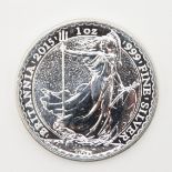 Britannia 1oz pure silver coin