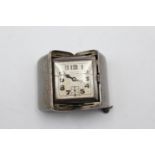 Vintage Ladies .925 SILVER Centre Sprung Hinged Case PURSE WATCH Hand-Wind 70g