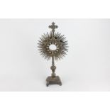 Antique / Vintage Silver Plated Roman Catholic Solar Monstrance Reliquary