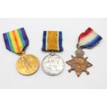 WW1 1914-1915 Star Trio To 46421 PTE C.J Guais R.A.M.C