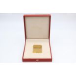 S.T DUPONT Gold Plated Cigarette LIGHTER Boxed -2FLU55 (95g)