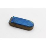 Antique / Vintage Lapis Lazuli Tobacciana Vesta / Match Case