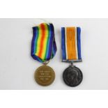 WW1 Medal Pair w/ Original Ribbons To 295 PTE T. Drake West Yorks Regt