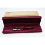 Vintage SHEAFFER PFM Pen For Men Burgundy FOUNTAIN PEN w/ 14ct Gold Nib WRITING