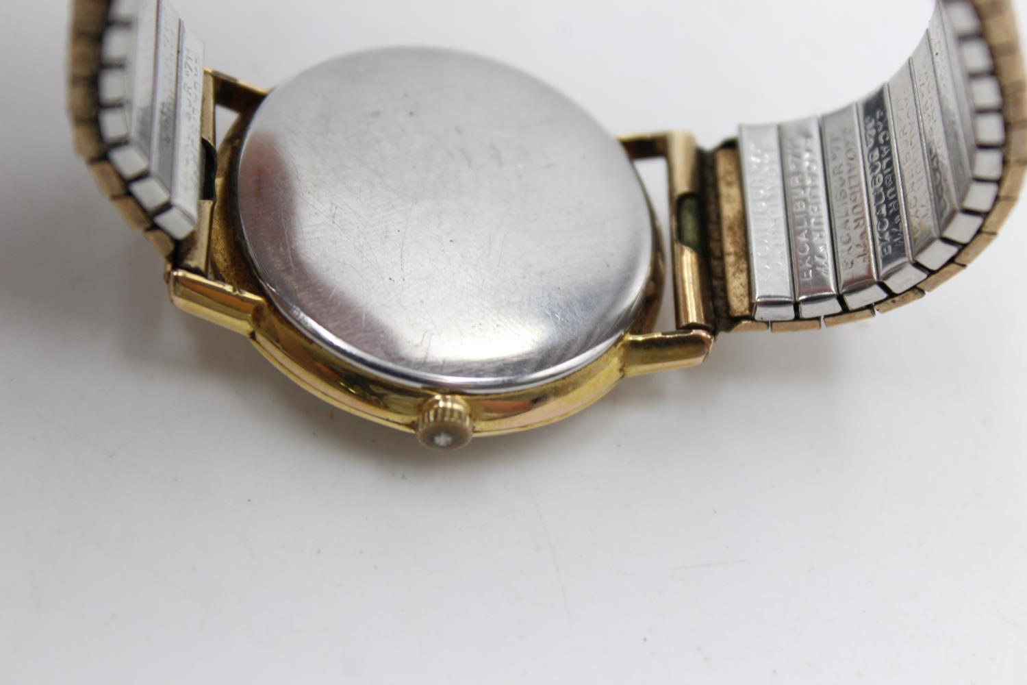 Vintage Gents OMEGA Gold Tone Dress Style WRISTWATCH Hand-Wind WORKING - Image 4 of 5