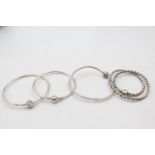 4 X Sterling Silver Pandora Charm Bracelets (40g)