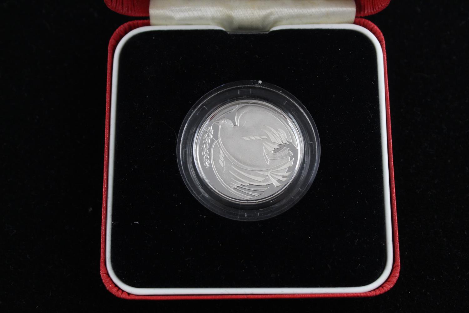 ROYAL MINT .925 STERLING SILVER Proof Piedfort Â£2 Coin Boxed w/ COA (31g) - Bild 3 aus 9