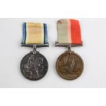 WW1 Mercantile Marine Medal Pair To Harry Harrison