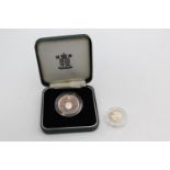 2 x ROYAL MINT .925 STERLING SILVER Proof Coins Inc Boxed 1994 Â£2, Â£1, COA (25g)