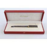 S.T DUPONT Silver Plated Ballpoint Pen / Biro In Original Box - 58AKU79