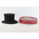 Vintage Gents Collapsible TOP HAT Alfred Townend London in Original Box