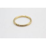 18ct gold diamond five stone ring (1.9g) size M