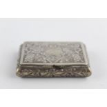 Antique / Vintage .830 SILVER Ornate Rectangular Snuff Box (37g)