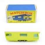 Matchbox trailer caravan 23 as new MIB