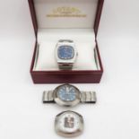 3x hand wind automatic 1970s watches all running