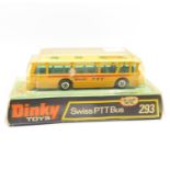Dinky boxed Swiss PTT Bus 293 MIB