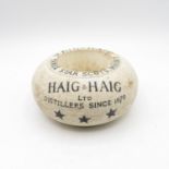 Haig and Haig Scots Whisky advertising ashtray