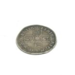 Queen Anne 1708 shilling Edinburgh Mint