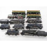 Collection of Hornby locomotives and tenders