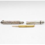 1x silver and 1x gold propelling pencils
