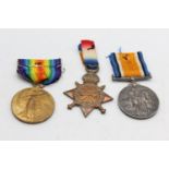 WW1 1914-15 Star Trio To GNR H.F.L Bayne B.A.H.A In vintage condition Signs of use & age Please