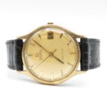 Gent's Omega automatic Geneve 9ct gold case - case measures 34mm dia. not including crown - 35.