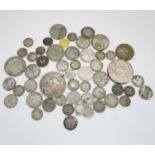 Bag of silver coins 189g