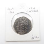 2009 Kew Gardens 50p in VG condition