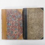 2x original leather bound memorials of The English Martyrs and Socian Controversy