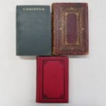 Collection of 2x leather bound books including Poetry of Yeates and Autobiography of Winston