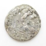 Greek silver 3rd Century Tetra Drachma Alexander the Great