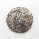 Greek silver 3rd Century BC Tetra Drachma Alexander the Great