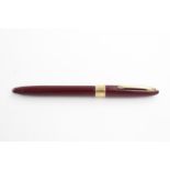 Vintage SHEAFFER Snorkel Burgundy FOUNTAIN PEN w/ 14ct Gold Nib WRITING Vintage SHEAFFER Snorkel