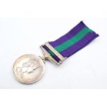 ER.II G.S.M Malaya Medal To 22298349 CFN E.H. Clarke R.E.M.E In vintage condition Signs of use & age