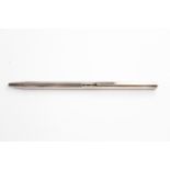 S.T DUPONT Silver Plated BALLPOINT PEN / Biro WRITING - 58GEL10 (26g) In previously owned