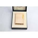 Vintage S.T DUPONT Ligne 2 Gold Plated Cigarette LIGHTER Boxed - NG2G17 (109g) UNTESTED In