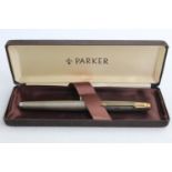 Vintage PARKER 75 .925 Sterling Silver FOUNTAIN PEN w/ 14ct Gold Nib WRITING 26g Vintage PARKER