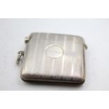 Antique Edwardian Hallmarked 1909 Birmingham STERLING SILVER Vesta Case (34g) Maker - Unidentifiable