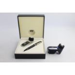 MONTBLANC Meisterstuck No.149 Black FOUNTAIN PEN w/ 18ct Gold Nib WRITING Boxed MONTBLANC