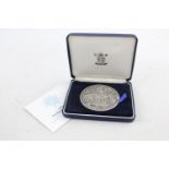 ROYAL MINT .925 Sterling Silver Order of St. John 1999 Centenary Medal 152g w/ COA Diameter - 6.