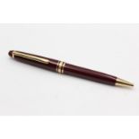 MONTBLANC Meisterstuck Burgundy Ballpoint Pen / Biro - MG1165685, UNTESTED In previously owned