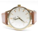 Vintage Gents OMEGA 9ct GOLD Dress Style WRISTWATCH HEAD Automatic WORKING Vintage Gents OMEGA 9ct