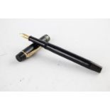 Vintage DE LA RUE 'Onoto The Pen' Black FOUNTAIN PEN w/ 14ct Gold Nib WRITING, Vintage DE LA RUE '