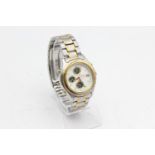 Gents Quality SEIKO Two Tone Chronograph WRISTWATCH Quartz WORKING Gents Quality SEIKO Two Tone