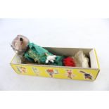 RARE Vintage HEDGEHOG Marionette PELHAM PUPPET in Original Referenced Box RARE Vintage HEDGEHOG